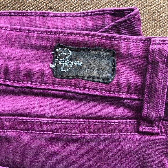 PAIGE DENIM verdugo purple denim skinny jean - Picture 4 of 7